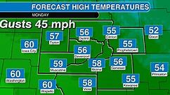 Very windy Monday in the Quad Cities; Mississippi River expected to crest this afternoon