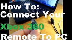 How To: Connect Your Xbox 360 Remote To a PC (Put That Controller To use!)