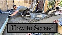 How to Floor Screed with sand and Cement by hand - Beginners guide - plastering guru
