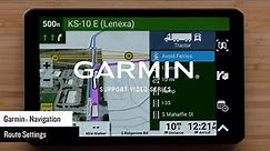 Garmin Support | Navigation Settings on a Garmin Automotive Device