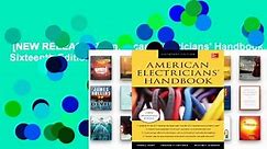 [NEW RELEASES]  American Electricians' Handbook, Sixteenth Edition