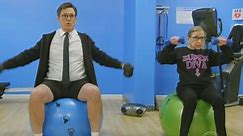 Colbert attempts Ruth Bader Ginsburg's workout