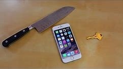 iPhone 6 Scratch Test | iPhone 6 Plus Stress Test With Knife & Key! Durability Test