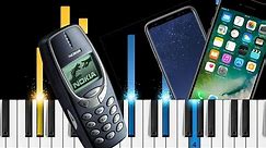 Cell phone ringtones on piano - Nokia, iPhone, Android - Ringtones Piano Tutorial