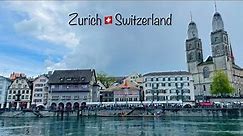 Walking Tour in Zurich, Switzerland | Lake Zurich | Bahnhofstrasse | The Old Town | Limmat River