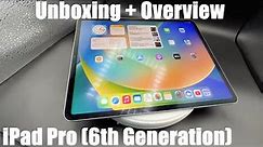 Apple iPad Pro (6th. generation, 2022) 12.9-inch iPad Pro overview and unboxing