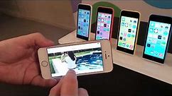 iPhone 5S Demo (slow motion, Touch ID)