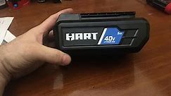 Walmart Hart 40v 5ah battery what is inside I bet 18650 batteries HLBP03