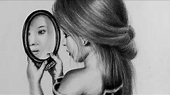 How to Draw Mirror Reflection | Pencil Drawing | Realistic Drawing