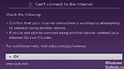 How to Repair Error Code 009 in Roku - [Can't Connect to the Internet] - Windows Bulletin