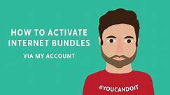 How to activate Virgin Mobile Internet bundles via My Account