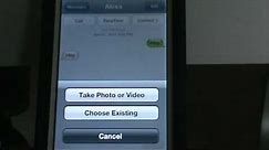 How to Attach a Picture to a Text Message on the iPhone