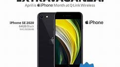 For a LIMITED time, get the iPhone SE 2020 64GB Black for JUST $169.95! Don’t miss out on a great deal! Upgrade Today! https://qlink.us/shopphonesg #qlinkwireless #freecellphoneservice #governmentprogram #savings #qlinkservice #taxrefund2024 #upgradeyourphone #phonesavings #iphone #apple #phonesale | Q Link Wireless