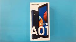 Samsung Galaxy A01 Core Unboxing