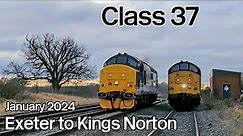Class 37 Driver's Eye View: Exeter St. Davids to Kings Norton (Birmingham)