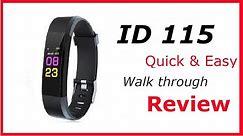 ID115 Plus-Fit Tracker-Smart Bracelet-Quick Review of Functions-Affordable