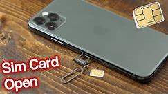 How to Insert & Remove Sim Card iPhone 11 Pro & iPhone 11 Pro Max