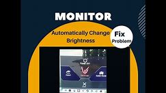 LG Monitor Ultra Gear | Brightness automatically change | dim light problem Fix