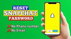 How to Recover SnapChat Account without Phone Number and Email (2024)