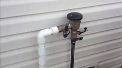 FAST and EASY Backflow preventer repair. Ball Valve replacement.