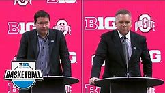 Ohio State's Kevin McGuff and Chris Holtmann | 2021 Big Ten Basketball Media Days Press Conference