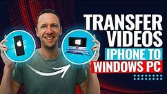 How to Transfer Video from iPhone to PC (& PC to iPhone) - UPDATED Tutorial!