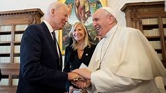 Biden gets emotional talking about Pope Francis