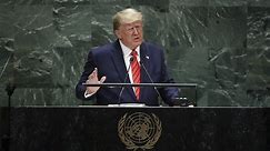 Trump issues warning to Iran during UN speech