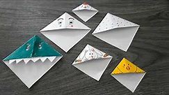 Marque-page en origami - Bricolage pour enfants 4