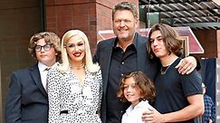 Gwen Stefani Supports Blake Shelton at Hollywood Walk of Fame Ceremony