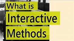 what is interactive methods | Interactive teaching styles | Education Terminology || SimplyInfo.net