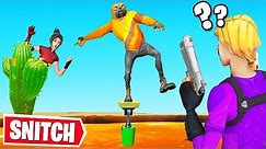 SNITCH or CHALLENGE to LIVE! (Fortnite Hide & Seek)