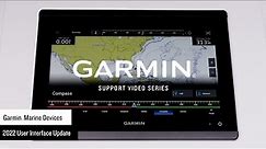 Support: 2022 Garmin Marine User Interface Update