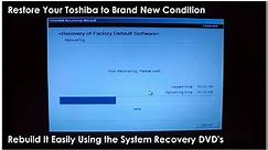 Fix Your Toshiba Like New! - Complete System Recovery Process