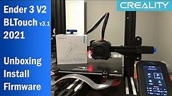 BL Touch v3.1 for Creality Ender3 V2 - Unboxing, Install and Firmware (2021)