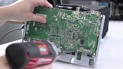 Mitsubishi Toshiba Samsung DLP TV Repair No Picture No HDMI NO VGA - DIY DLP Main Board Replacement