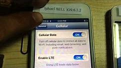 unlock Canada Bell and USA Sprint Iphone 5 and sms work fine