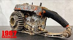 1967 STIHL Chainsaw Restoration | Fully Restore Chainsaw Rotten