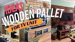 Wooden Pallet Tv Unit Ideas. Design and DIY Pallet Tv Stand.