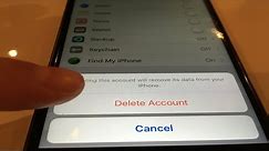 Delete iCloud account without Password - any iOS version - iPhone 8, 7, 6S, 5S, 5, 4S, 4