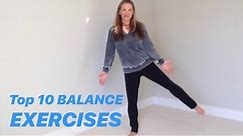 TEN BEST BALANCE EXERCISES, from Physical Therapist