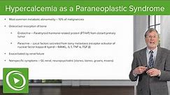 Hypercalcemia as a Paraneoplastic Syndrome