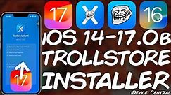 iOS 15.0 - 17.0 Beta TROLLSTORE Install Method RELEASED! TrollInstallerX Supports iOS 17.0 Beta