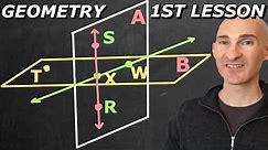Geometry Lesson 1 - Points, Lines, and Planes