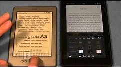 Amazon Kindle 4th Generation and Kindle Comparison