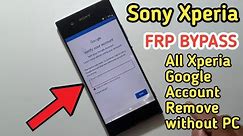 Sony Xperia L1,L2,L3,XA FRP/Google Lock Bypass Without PC || Android 7.0 Sony Xperia Phones