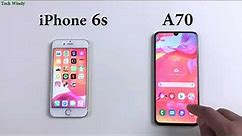 SAMSUNG A70 vs iPhone 6s | Speed Test Comparison