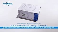 How to use Medomics 4 in one SARS-CoV-2 & Influenza A/B & RSV Antigen Combo Rapid Test Kit