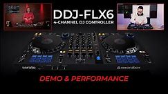 DDJ-FLX6 4-channel DJ Controller - Demo and Performance