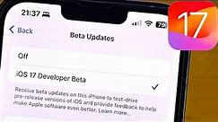 iOS 17 Developer Beta now FREE for EVERYONE! (How To Enroll)